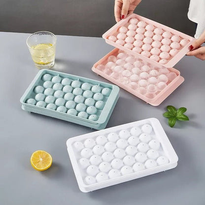 33 Ball Ice Cube Tray – Round Ice Mold with Easy Release Design - Saadiq.pk