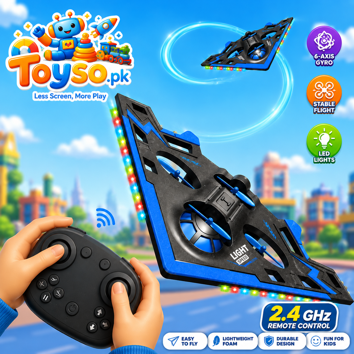 Remote Control Foam B2 Jet Plane