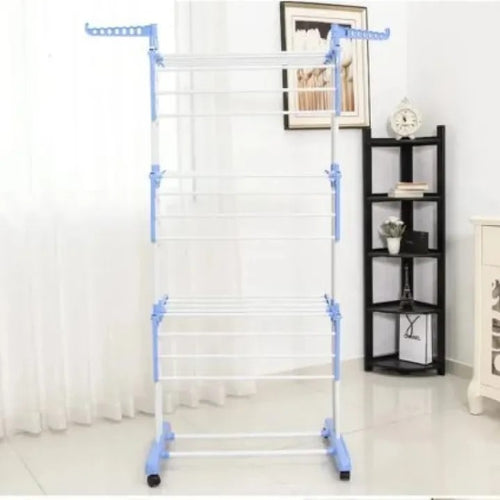 Multifunctional 3 layer foldable cloth drying rack - Saadiq.pk Pakistan