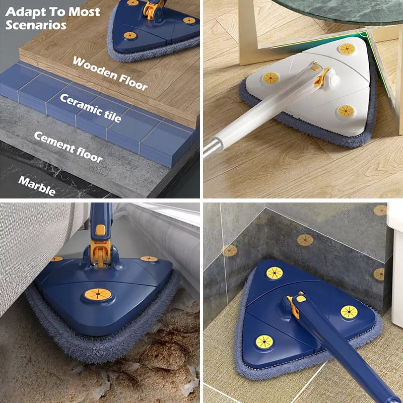360° Rotatable Mop – Durable & Washable Professional Floor Cleaner - Saadiq.pk