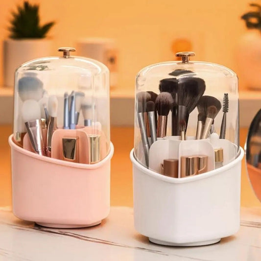Heart Glow Rotating Makeup Brush Stand