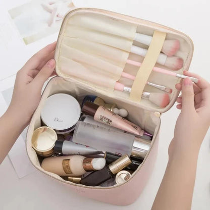 Large Capacity 3 Pcs PU Travel Cosmetic Bag
