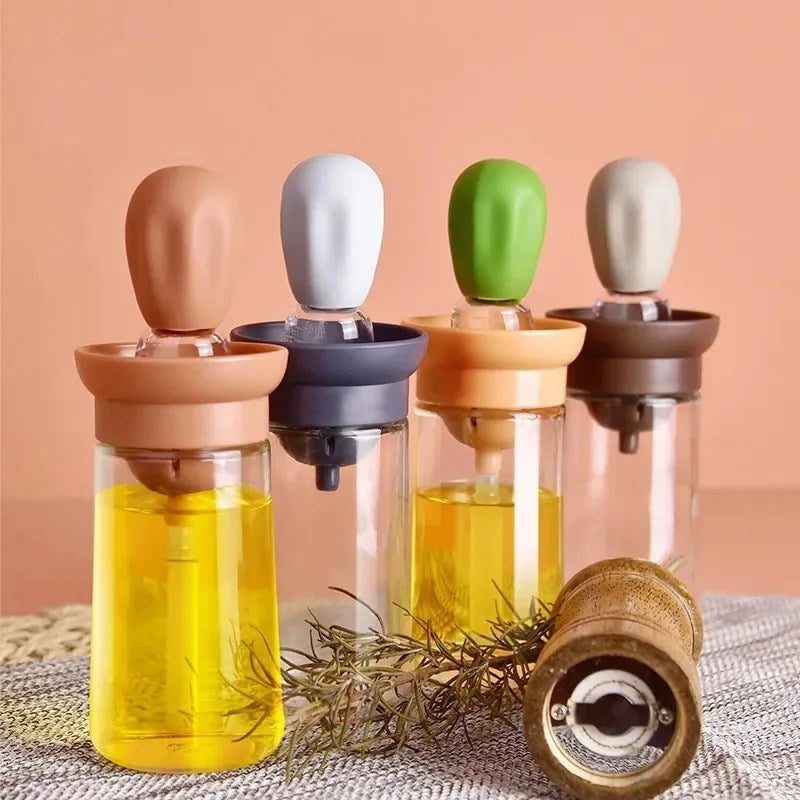 Squeeze Oil Brush Bottle