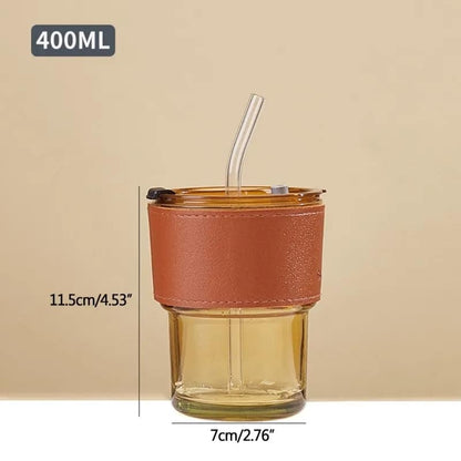 Ceative Coffee Mug With Straw