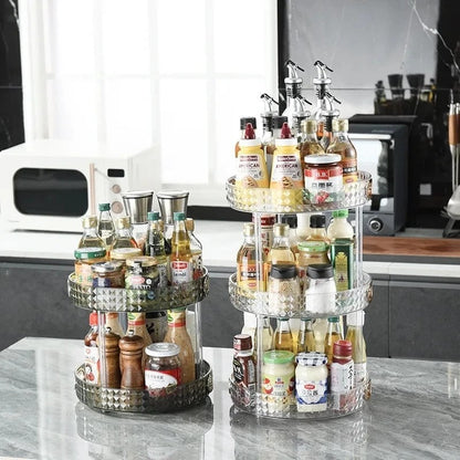 Rotating Diamond Cut 3 layer Rotating Organizer
