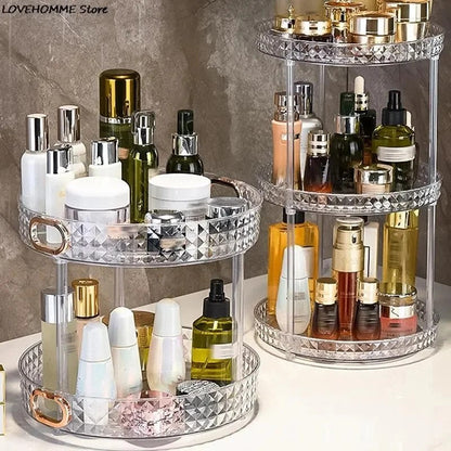 Rotating Diamond Cut 3 layer Rotating Organizer