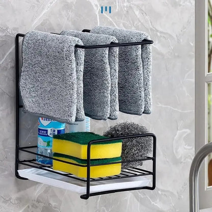Wall Mounted Rag Drain Shelf
