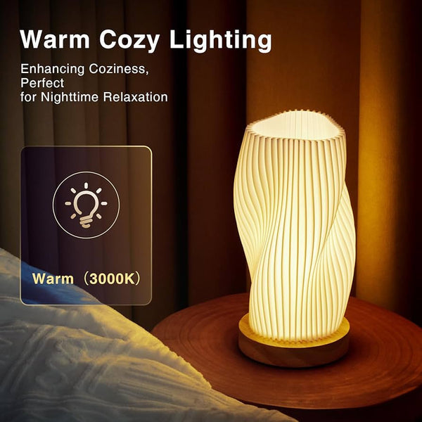 LED Vase Lamp – Decorative Night Table Light