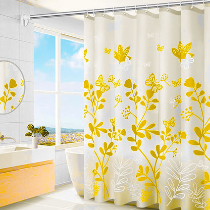 Butterfly Shower Curtain – Colorful Bathroom Decor, Waterproof Polyester