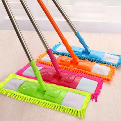 Microfiber Flat Mop Heads – Reusable, Streak-Free Floor Cleaning Pads