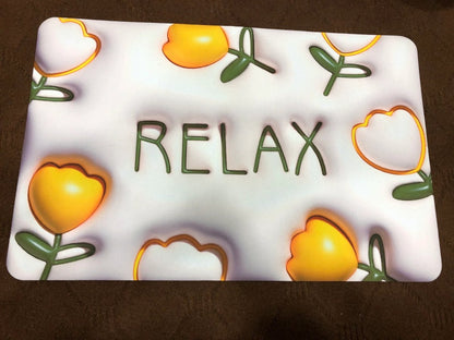 3D Flower Floor Mat – Quick Dry Diatomaceous Earth Bathroom Mat - Saadiq.pk