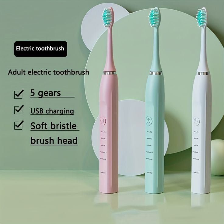 3D Sonic Clean Electric Toothbrush - Saadiq.pk