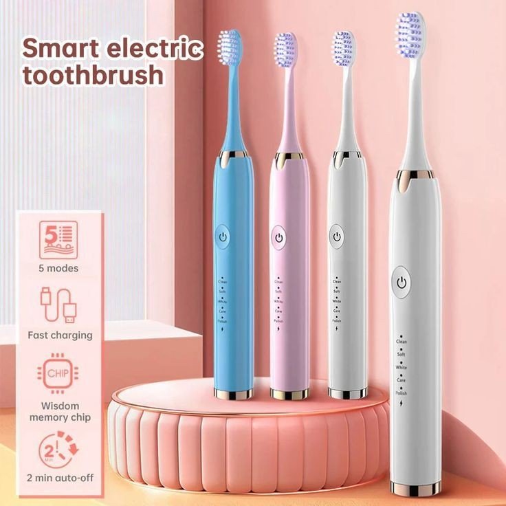 3D Sonic Clean Electric Toothbrush - Saadiq.pk