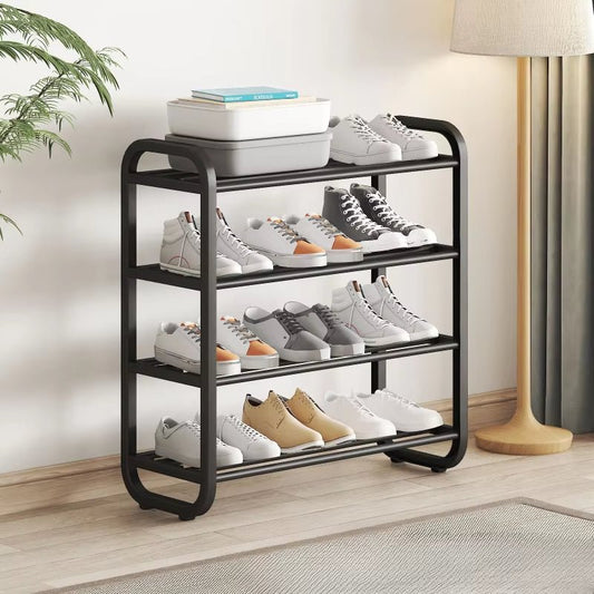 4 - Floor Assembly Creative Home Shoe Rack – Space - Saving Organizer - Saadiq.pk