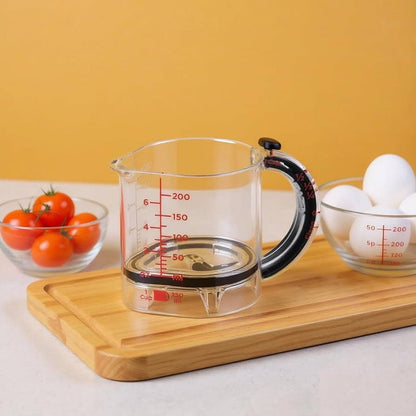 4 - in - 1 Acrylic Measuring Cup – Multi - Function Kitchen Essential - Saadiq.pk
