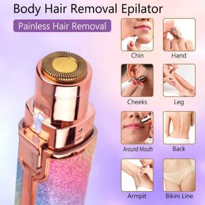 2-in-1 Eyebrow Trimmer & Facial Hair Remover – Painless USB Rechargeable Shaver for Women