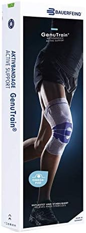 Knee Brace Compression Sleeve with Silicone Gel Spring Support