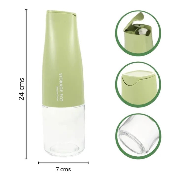 450ml Auto Flip Oil Dispenser Bottle – Leak - Proof Kitchen Container - Saadiq.pk