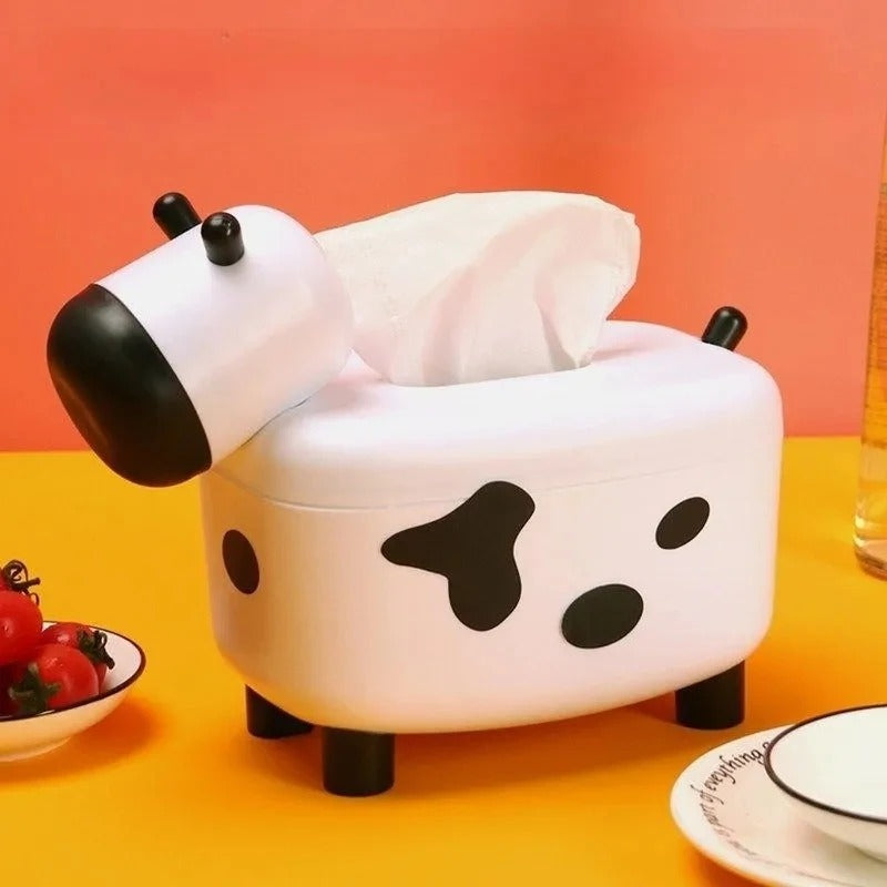 New Creative Desktop Tissue Box With Toothpick Holder