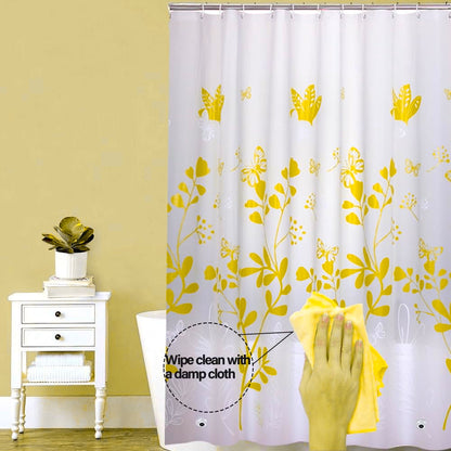 Butterfly Shower Curtain – Colorful Bathroom Decor, Waterproof Polyester