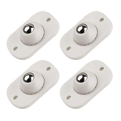 4pcs Pulley Self-Adhesive Wheels – Easy Move Furniture & Storage Roller Set