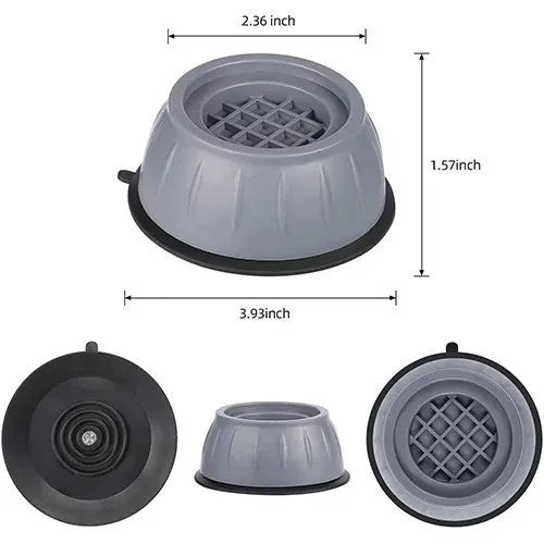 4Pcs Washing Machine Floor Mat – Anti - Vibration & Floor Protectors - Saadiq.pk