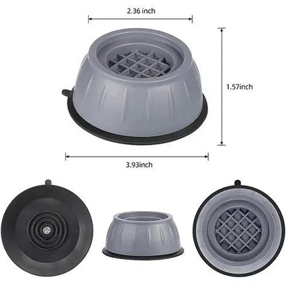 4Pcs Washing Machine Floor Mat – Anti - Vibration & Floor Protectors - Saadiq.pk