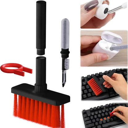 5 in 1 Keyboard Cleaning Brush – Multi - Functional Cleaning Tool - Saadiq.pk