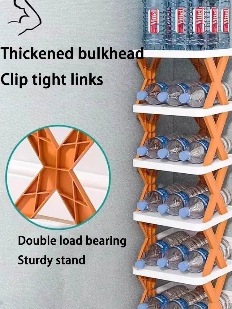 5 Layer Folding Shoe Rack - Saadiq.pk
