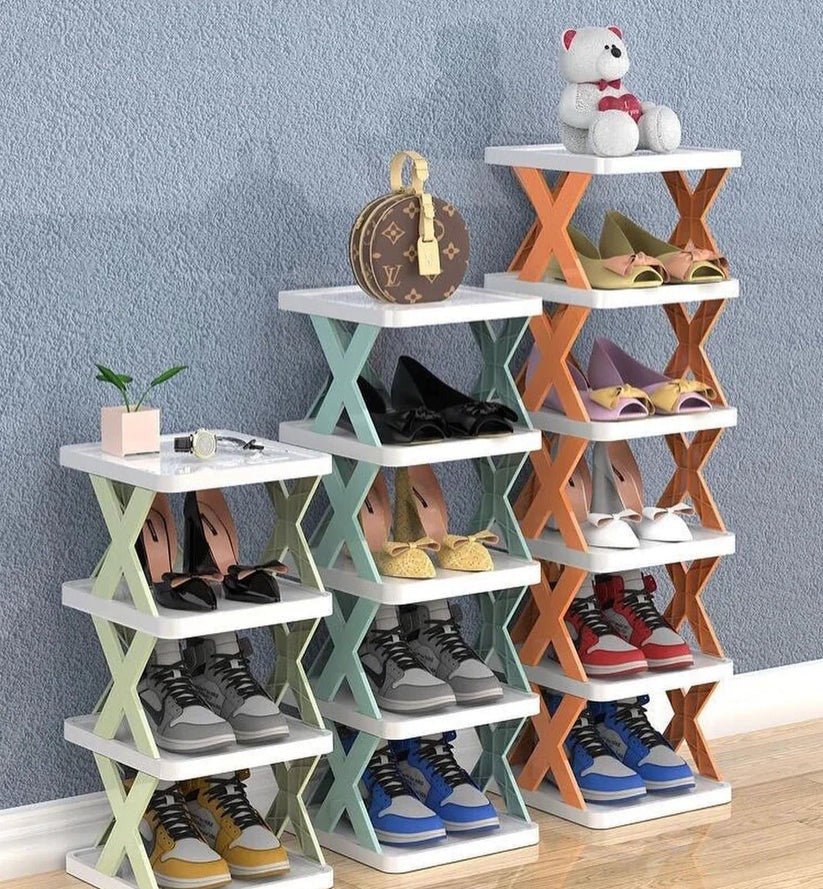5 Layer Folding Shoe Rack - Saadiq.pk
