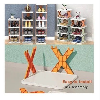5 Layer Folding Shoe Rack - Saadiq.pk
