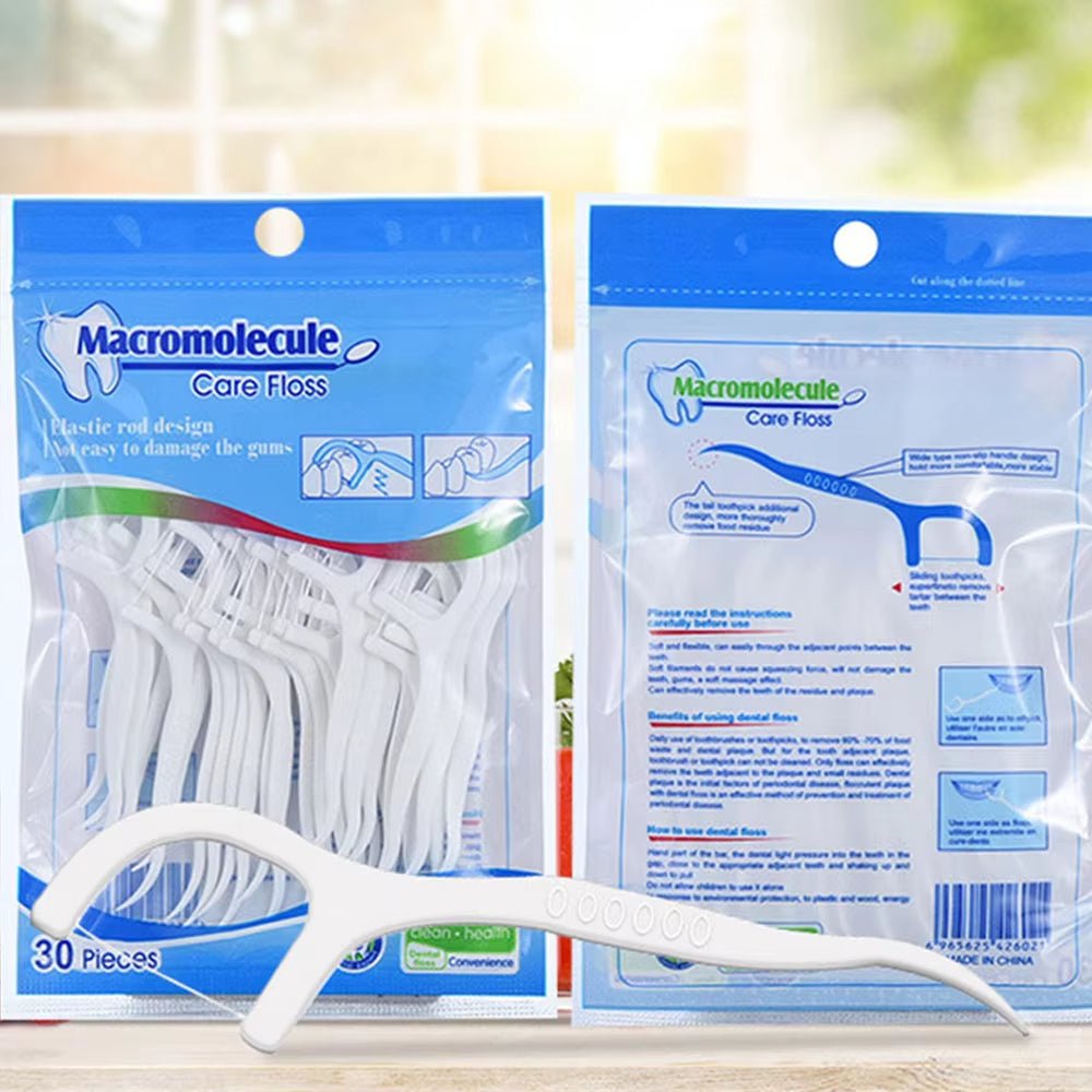 50 - Piece Interdental Brush Floss Set – Dental Care for Healthy Teeth & Gums - Saadiq.pk