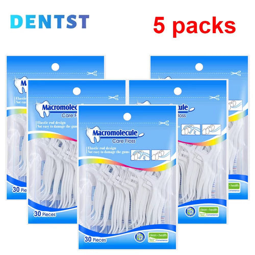 50 - Piece Interdental Brush Floss Set – Dental Care for Healthy Teeth & Gums - Saadiq.pk
