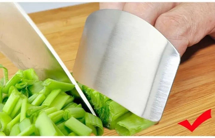 Portable Finger Guard Stainless Steel Finger Guard Safe Vegetable Cutter