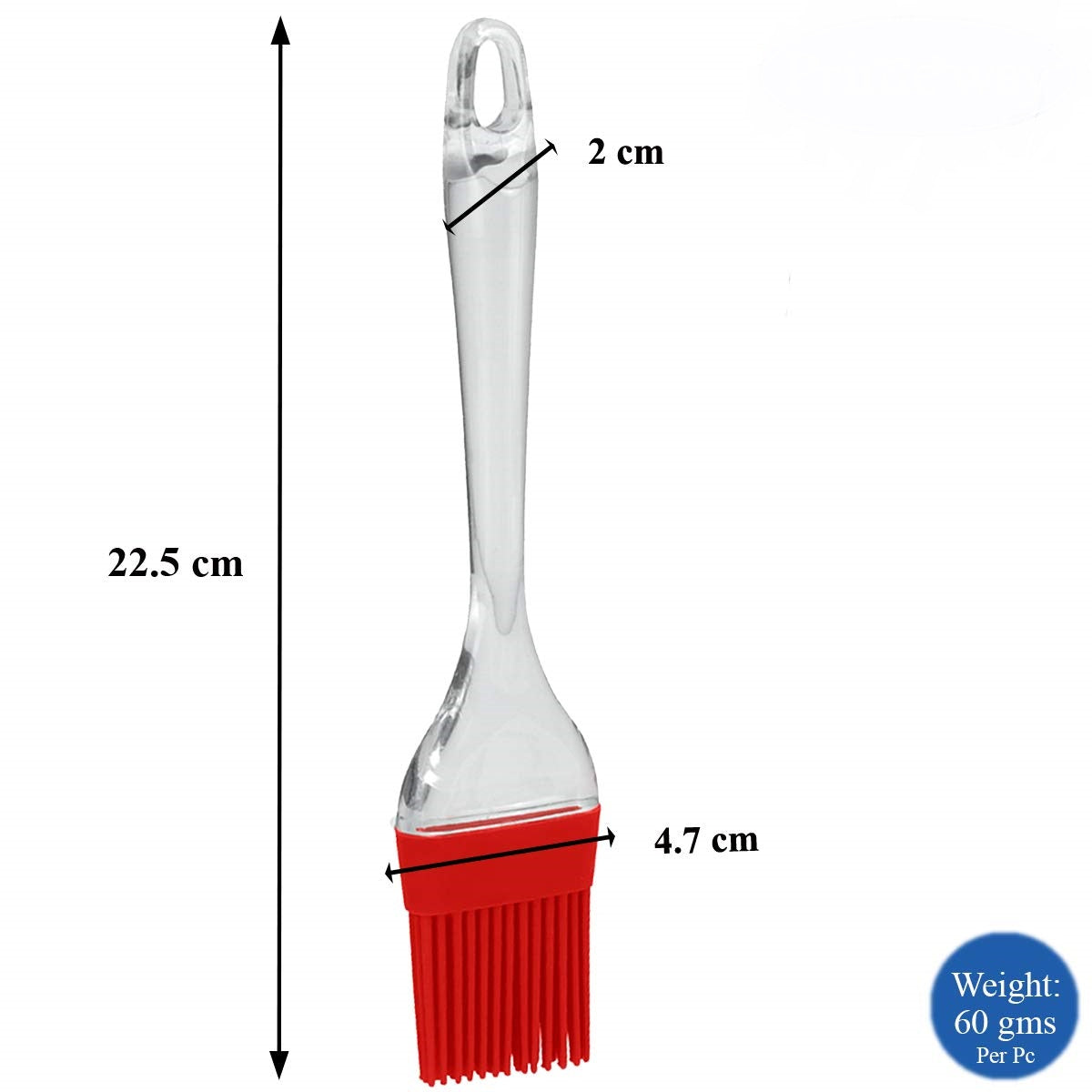 Silicone Whisk, Basting Brush And Spatula (Packof 3)