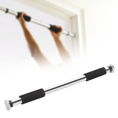 Adjustable Doorway Pull Up Bar | No Drill Home Gym Exercise Bar (62-100cm)