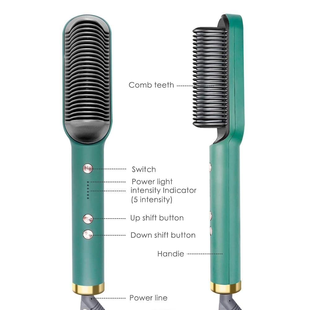 Hair Straightener with Comb