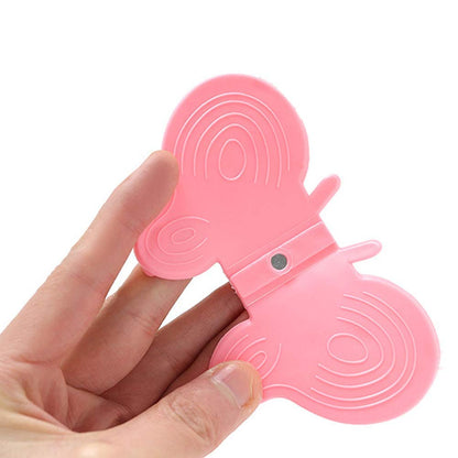 Anti-Scald Magnetic Butterfly Clip – Silicone Heat-Resistant Pot Holder (2 Pcs)