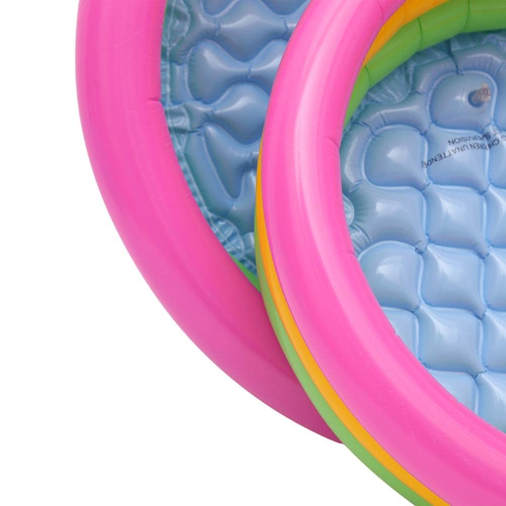 Colorful Inflatable Kids Swimming Pool – Safe & Durable Kids Pool for Summer Fun - 2ft