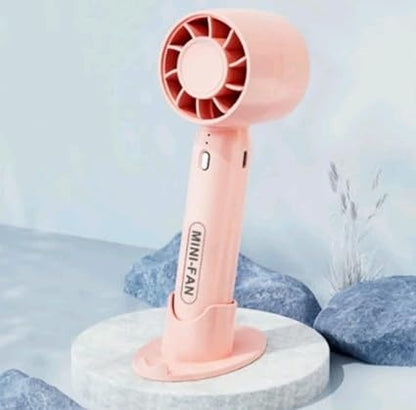 Portable rechargeable turbo hand fan - Saadiq.pk