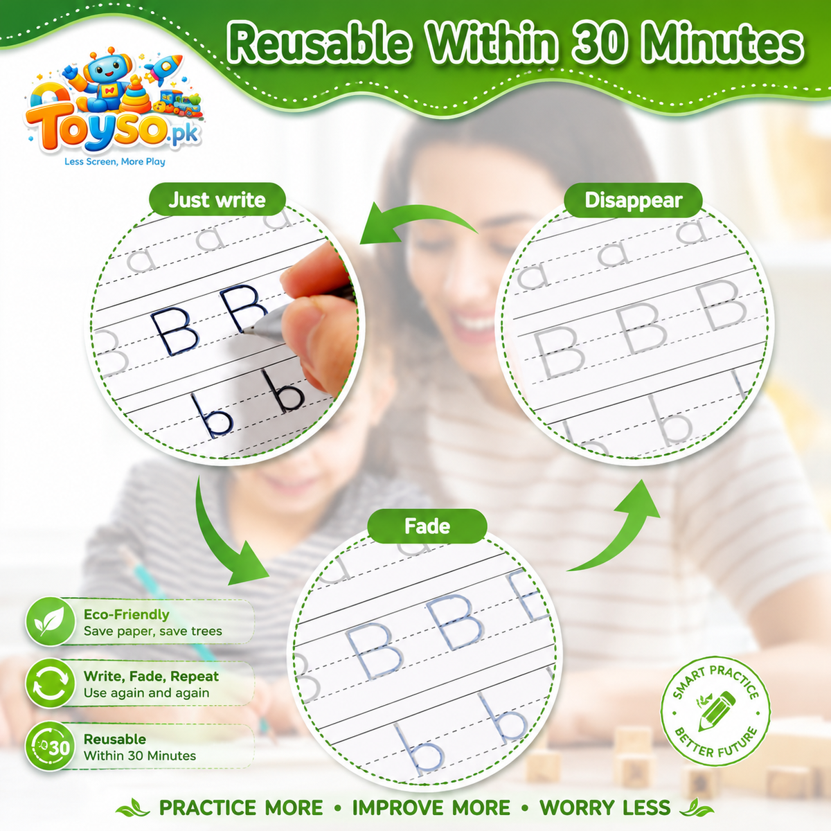 4PCS Magic Copybook Set Kids