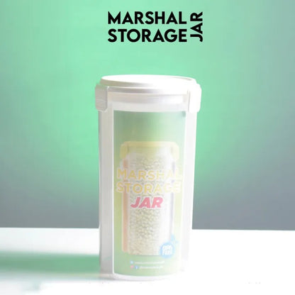 3-in-1 Airtight Storage Jar with 3 Portion Compartments – Multi-Purpose Kitchen Container