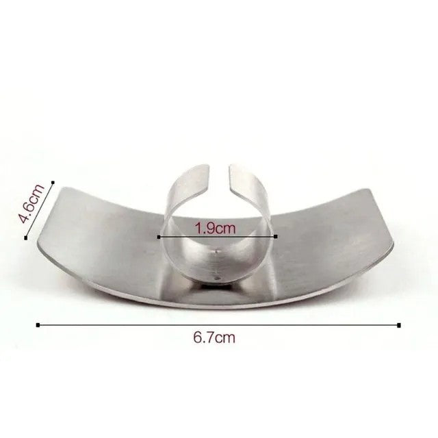Portable Finger Guard Stainless Steel Finger Guard Safe Vegetable Cutter