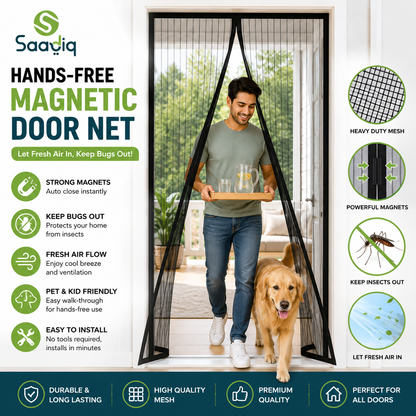 Hands-Free Magnetic Door Net