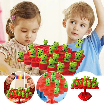 Frog Balance Tree Game for Kids – Fun Educational Toy with Dice | Family Board Game 3+