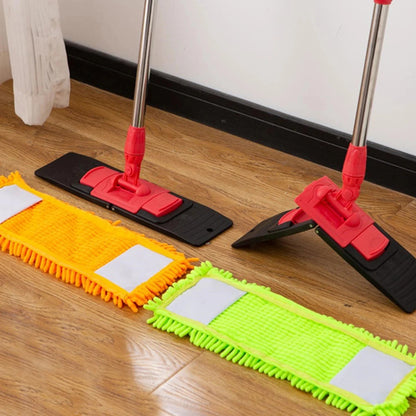 Microfiber Flat Mop Heads – Reusable, Streak-Free Floor Cleaning Pads