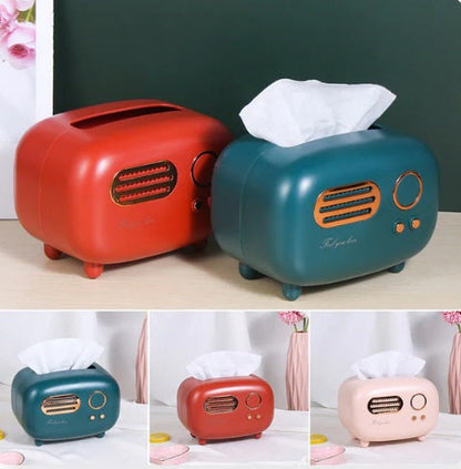 Stylish radio tissue box for home - Saadiq.pk Pakistan