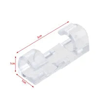 Cable Clips (Pack of 20) – Strong Adhesive Wire Organizer