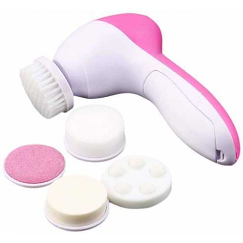 5‑in‑1 Face Cleanser & Massager | Beauty Skin Care Device - Saadiq.pk