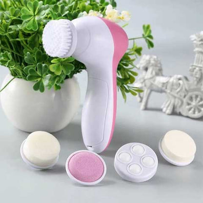 5‑in‑1 Face Cleanser & Massager | Beauty Skin Care Device - Saadiq.pk